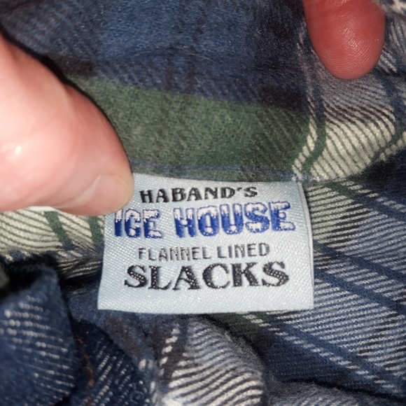 Men's Haband's Ice House Flannel Lined Slacks 32M - Picture 3 of 5